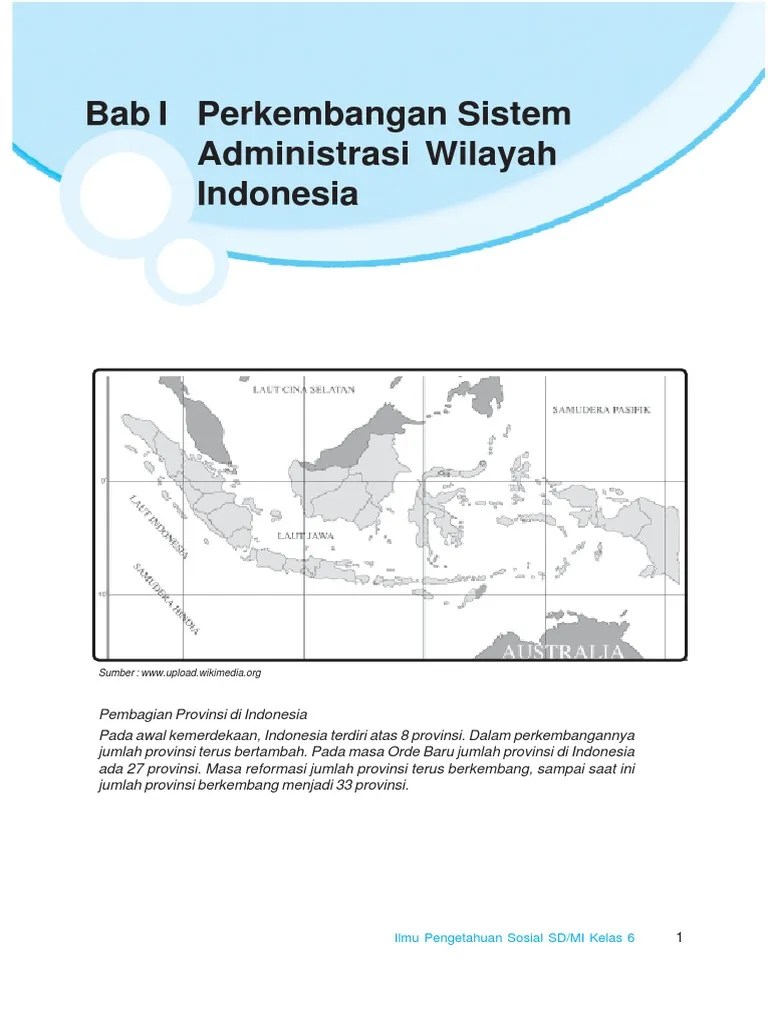 Materi Pelajaran Ips Kelas 6 Sd Mi Semester 1