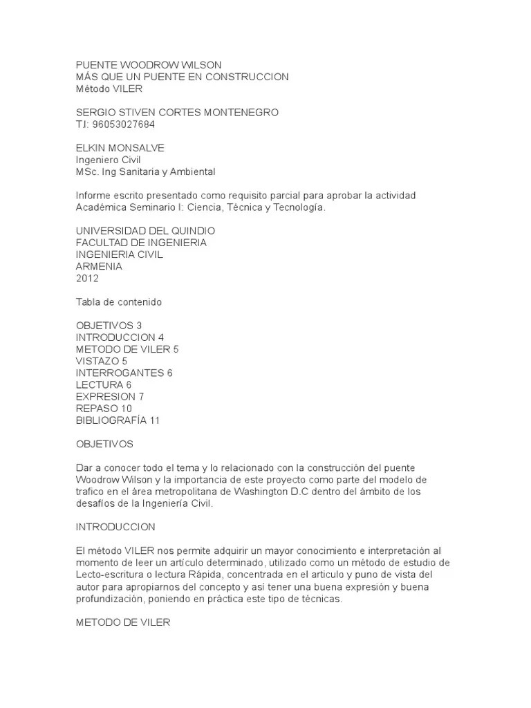 Ejemplo de Viler 1 PDF Fundación (Ingeniería) Puente