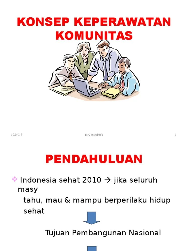 Konsep Keperawatan Komunitas