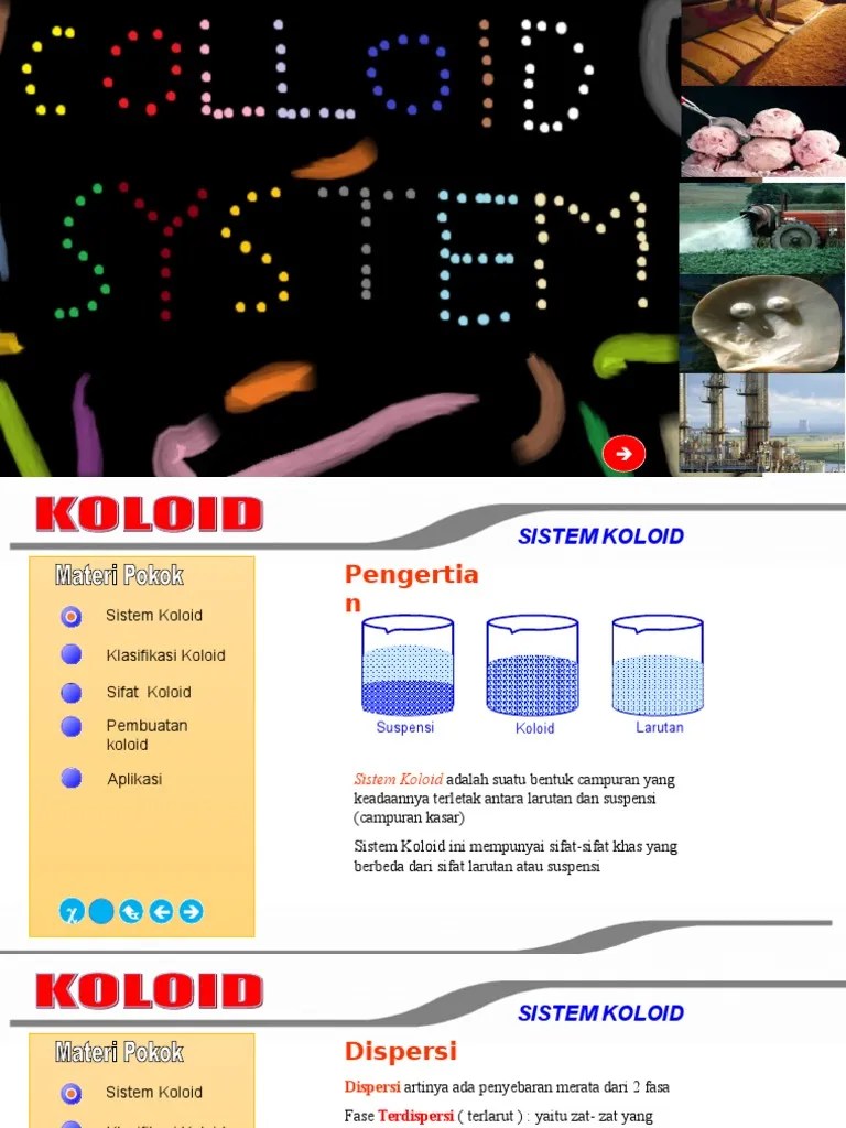 Sistem Koloid | PDF