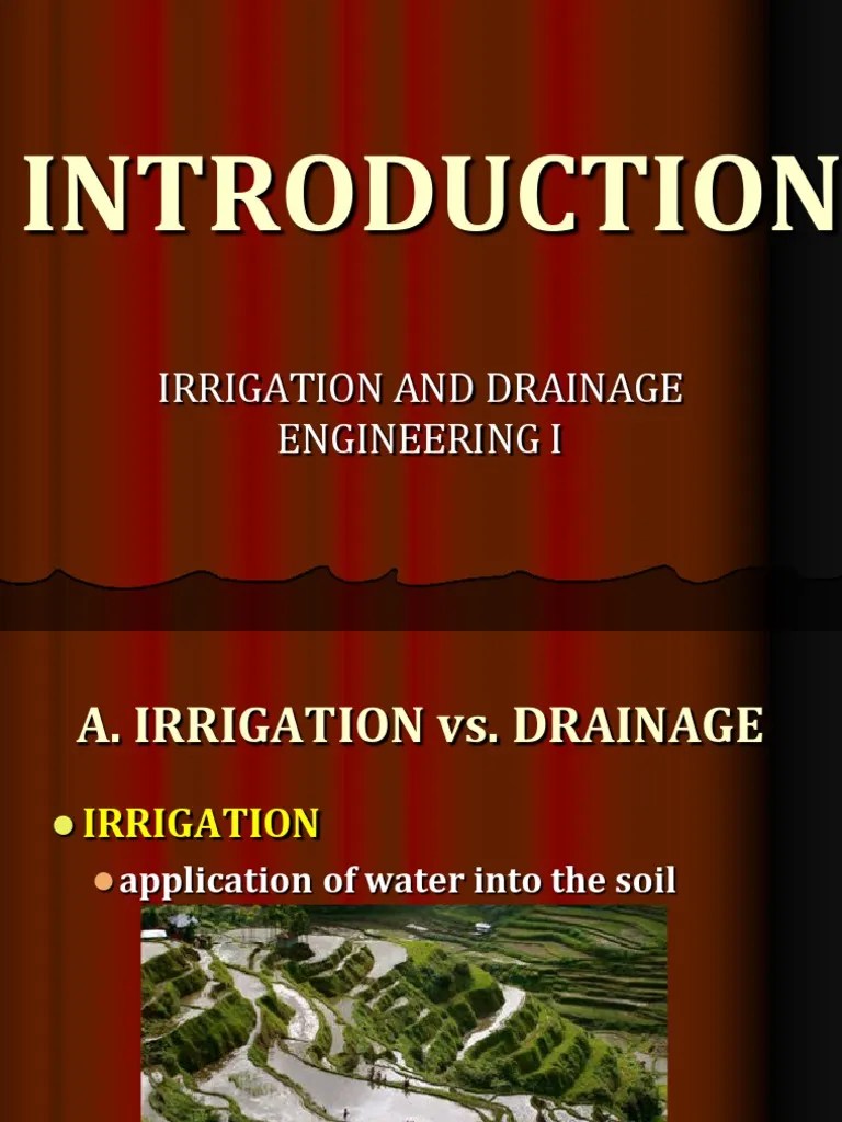 1Irrigation Development in the Philippines Drainage Irrigation