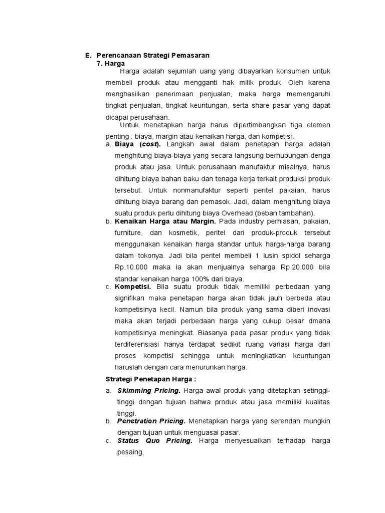 Materi Pemasaran Kewirausahaan