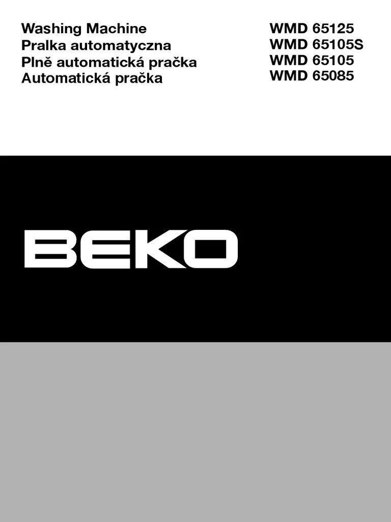 Beko | PDF | Washing Machine | Laundry