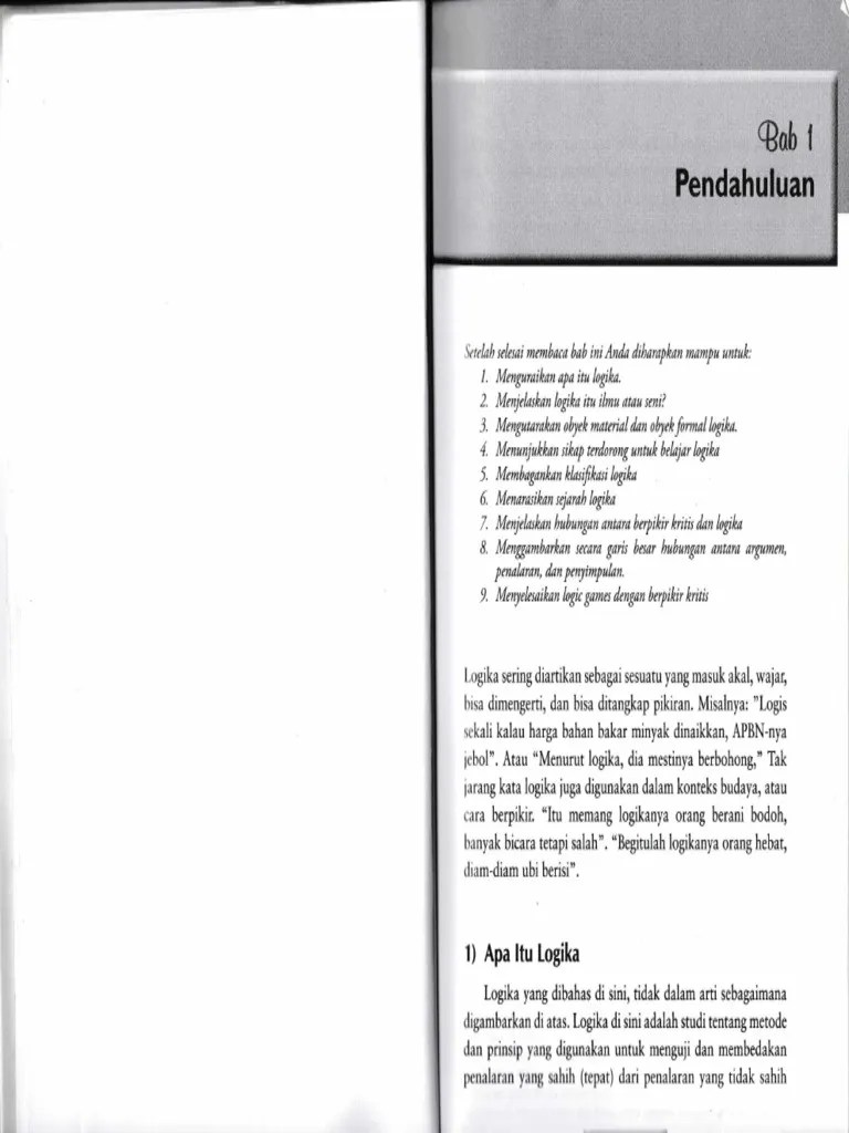 Buku Logika Ilmu Dan Seni Berpikir Kritis PDF