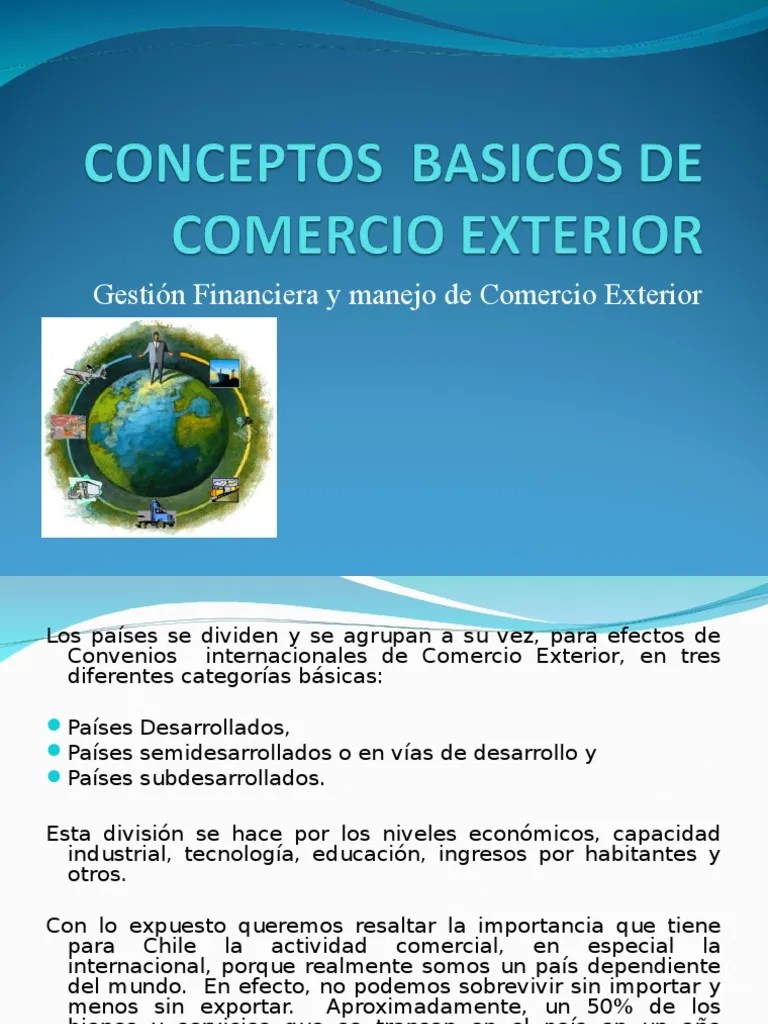 GUIA N° 1 CONCEPTOS BASICOS DE COMERCIO EXTERIOR Tipo de cambio