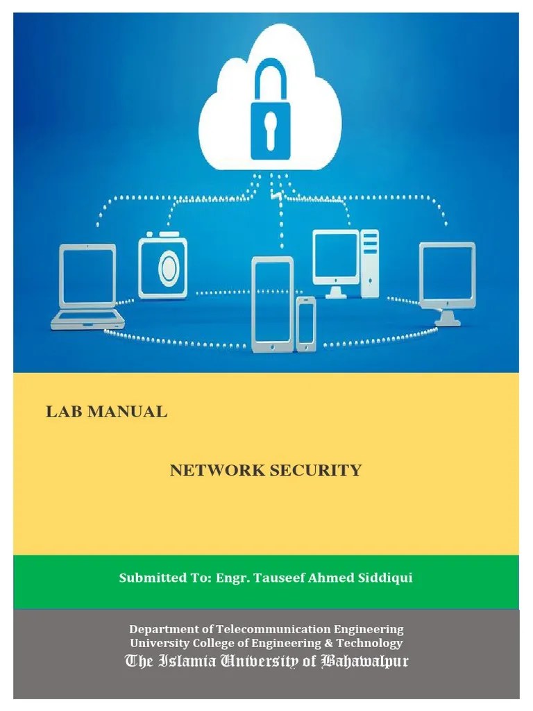 Network Security Lab Manual Cryptography Cipher
