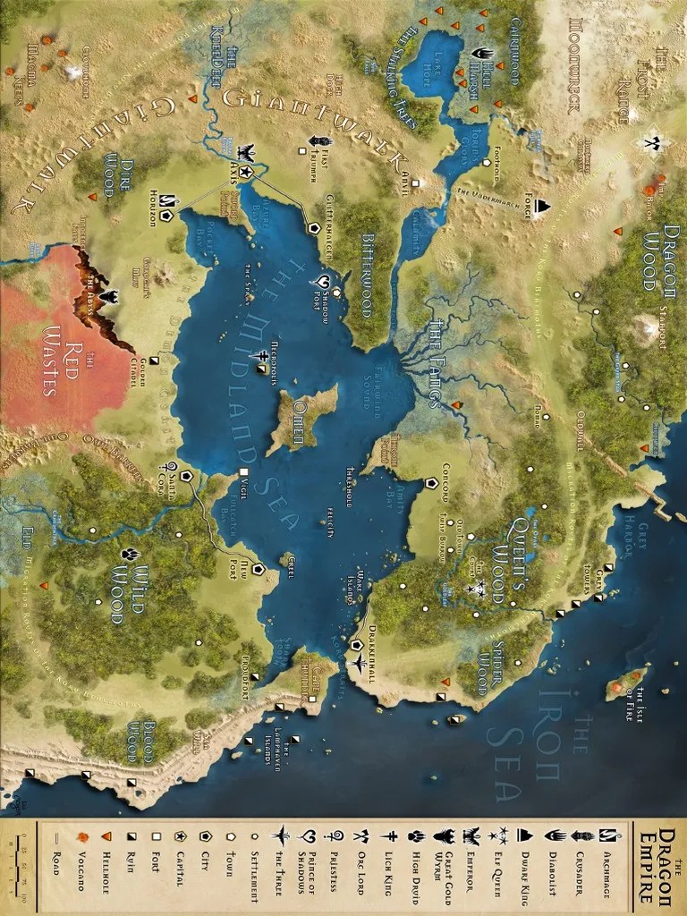13Th Age World Map 13th Age Map