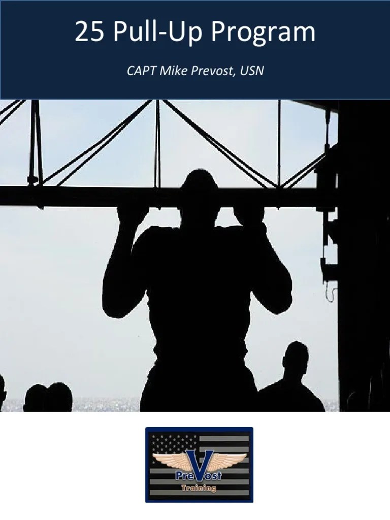 25 Pull Up Program PDF United States Naval Academy