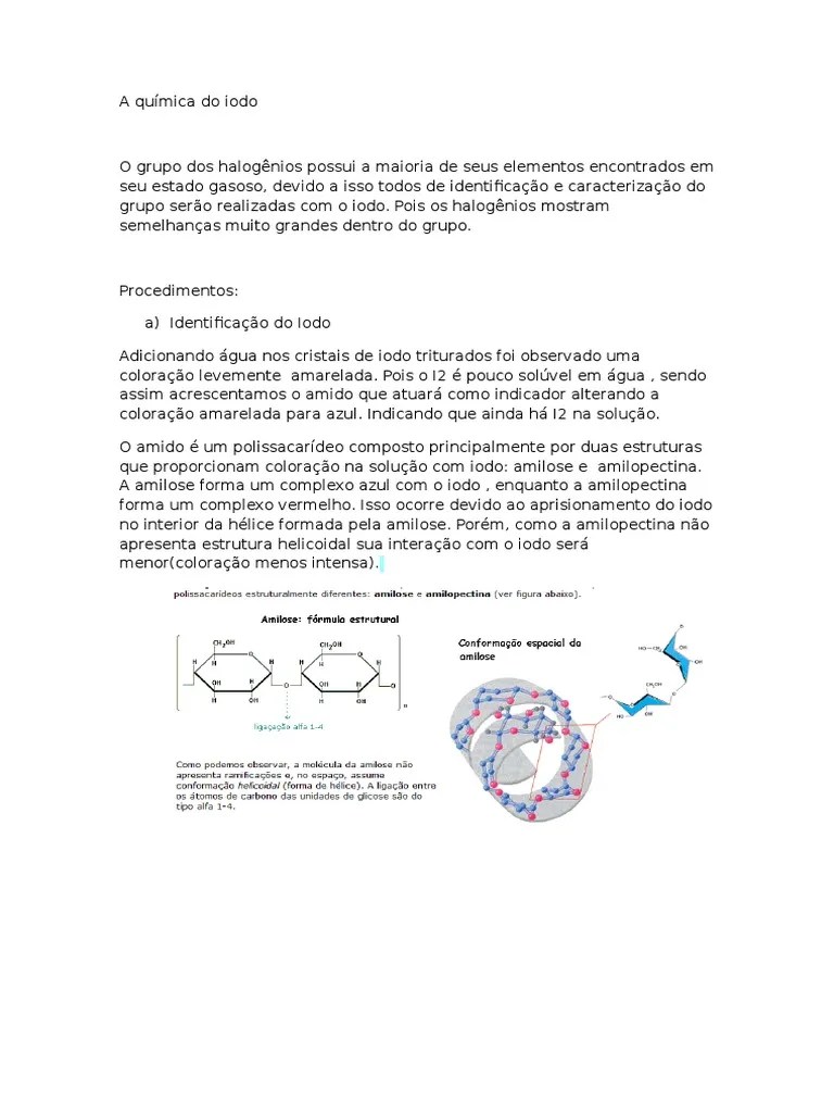 Formula Estrutural Do Iodo