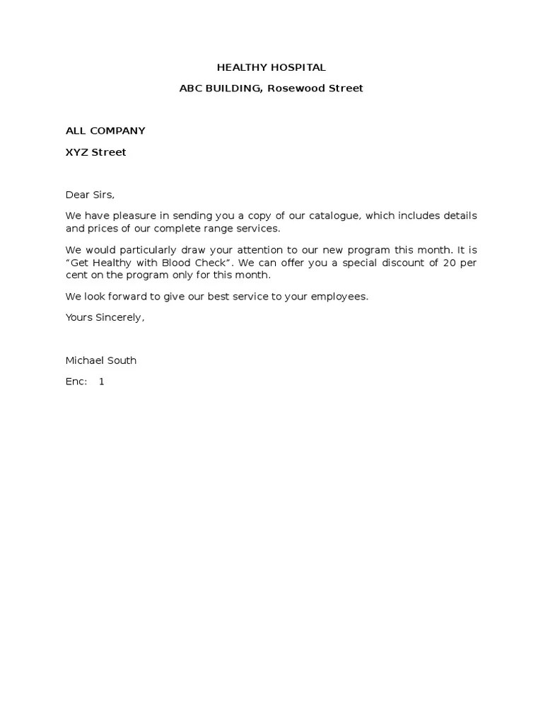 Contoh Circular Letter Business