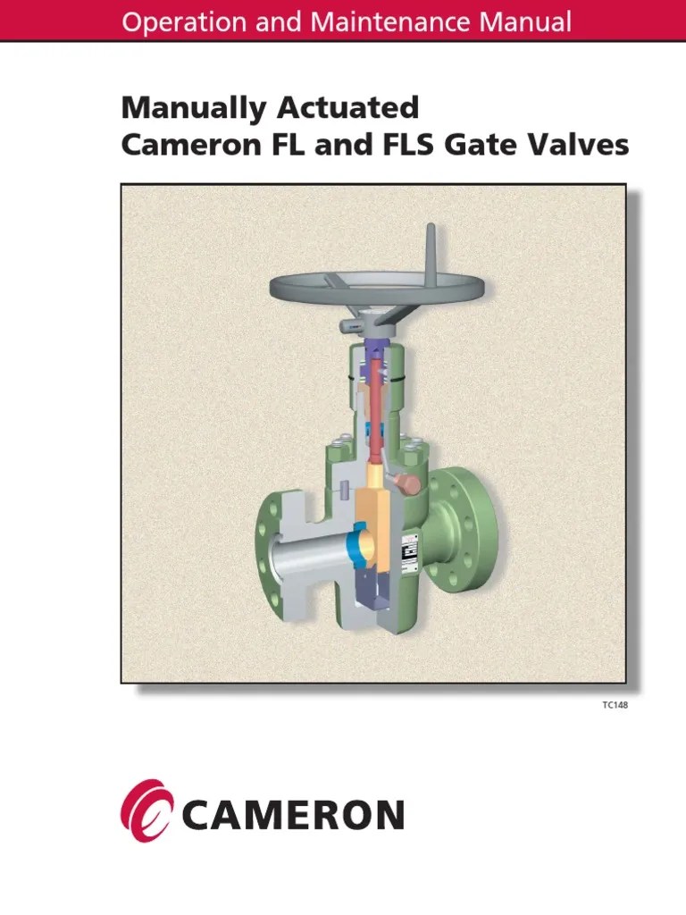Cameron FLs Gate Valves PDF Valve Bearing (Mechanical)