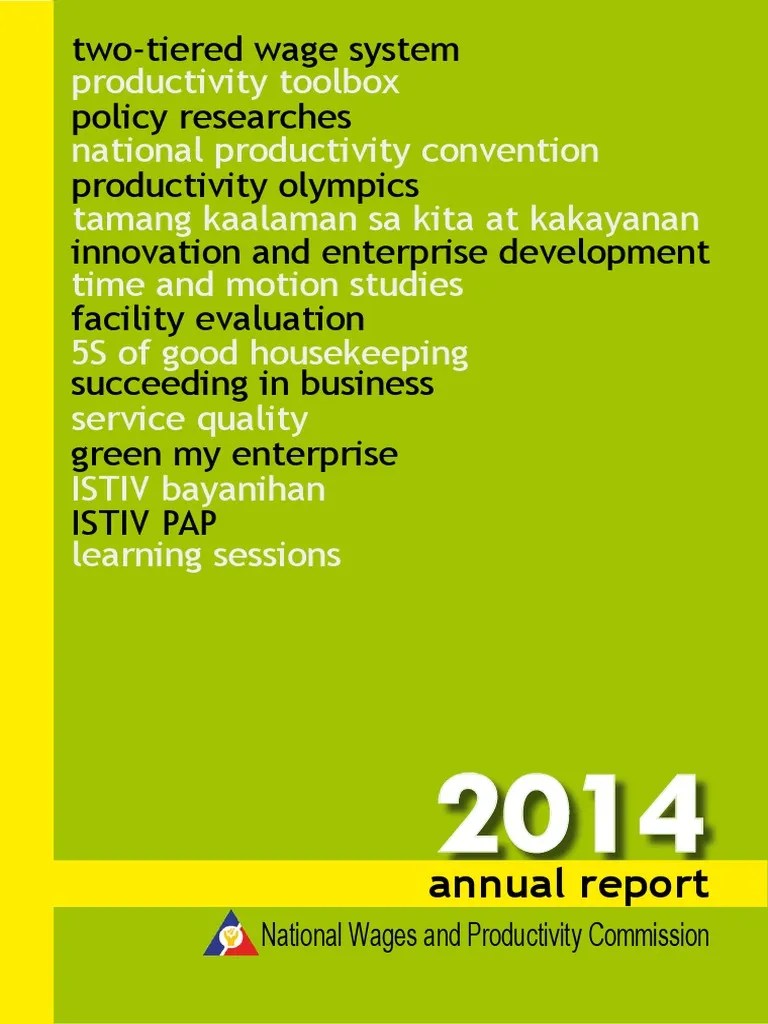 NWPC Annual Report 2014 Green Job Employment