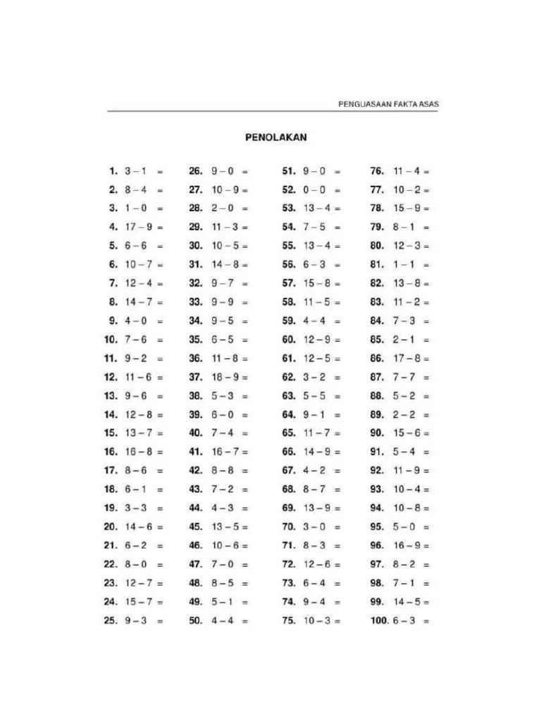 Soalan Matematik Tahun 1 Kssr 2015 Ahmad Marogi