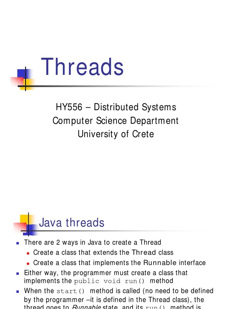 Threads Example Method Programming) Class