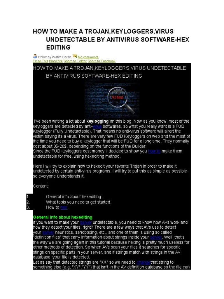 How to Make a Trojan Antivirus Software Computer Virus Free 30