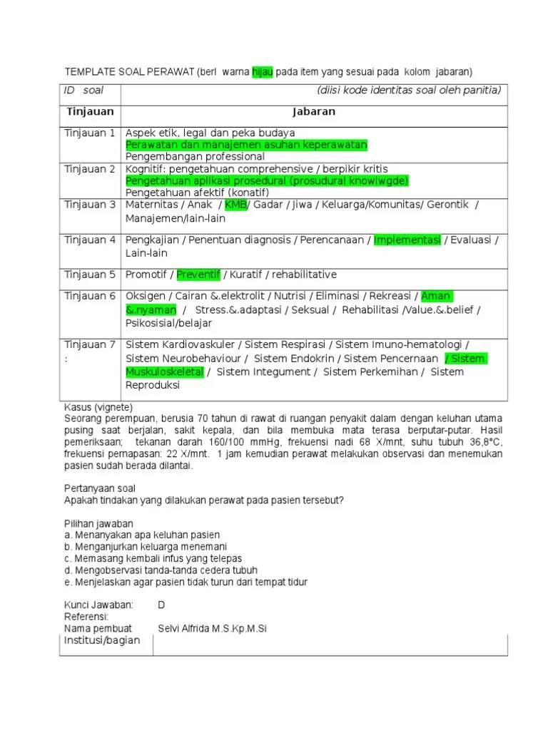 Contoh Soal Etik