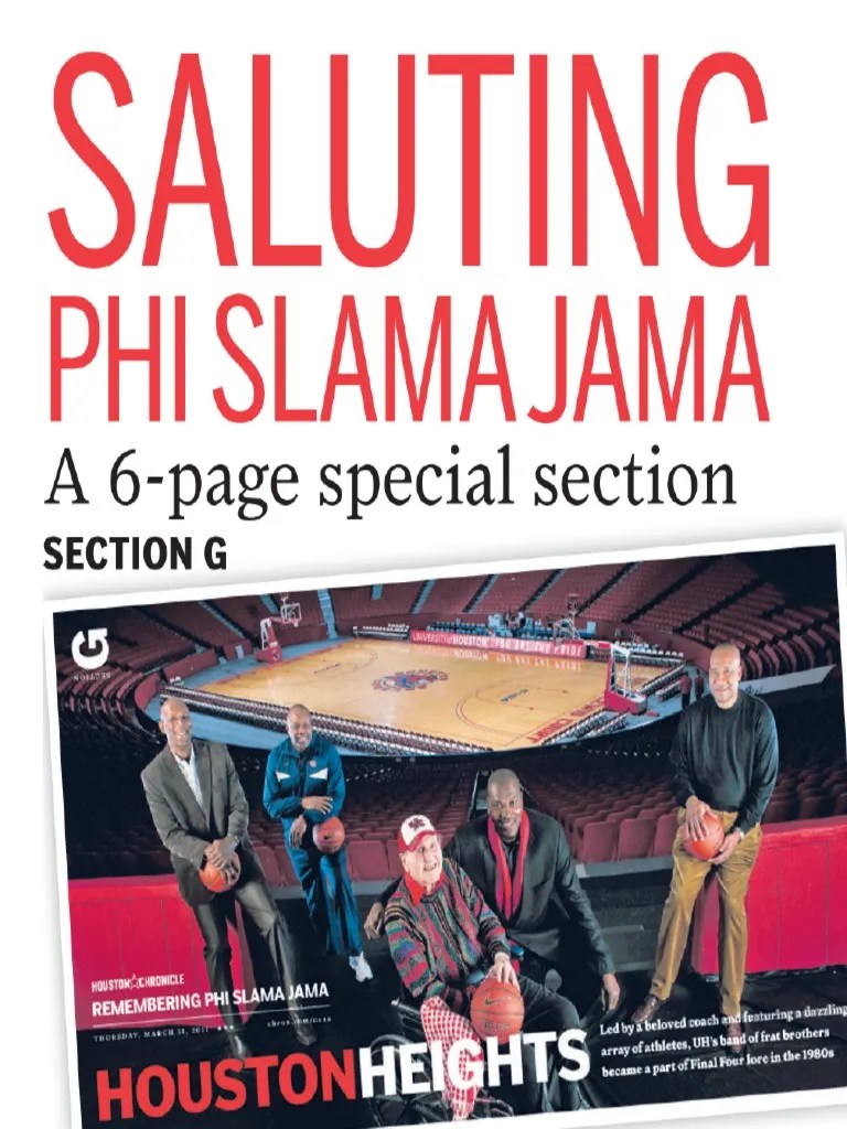 Phi Slama Jama special section Team Sports Basketball Teams