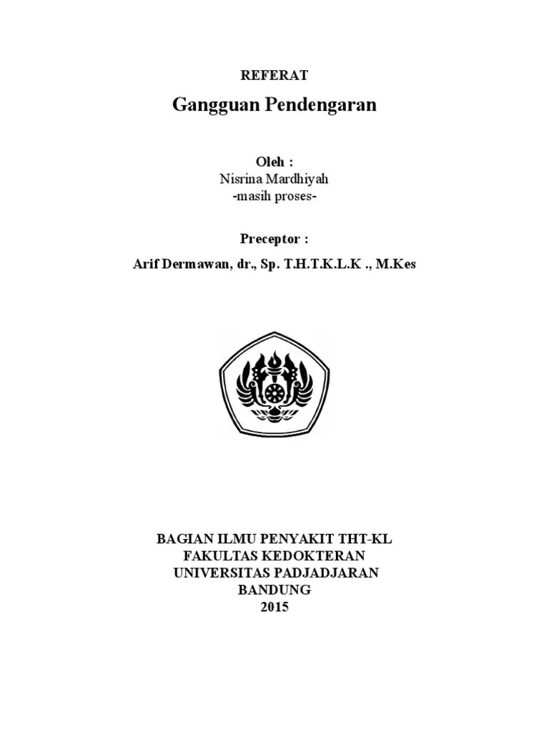 REFERAT Gangguan Pendengaran