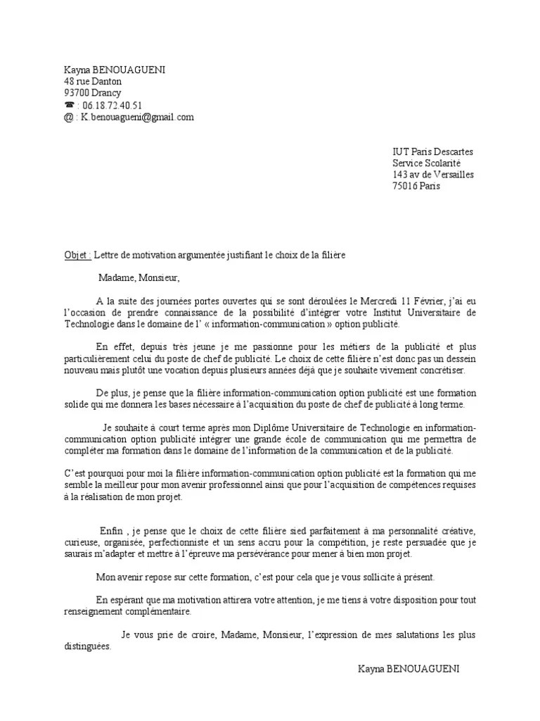 Lettre De Motivation Compagnon Du Devoir