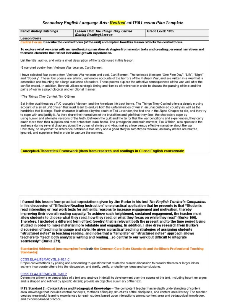 Final Exam Lesson Plan 2 1 PDF Educational Assessment Reading