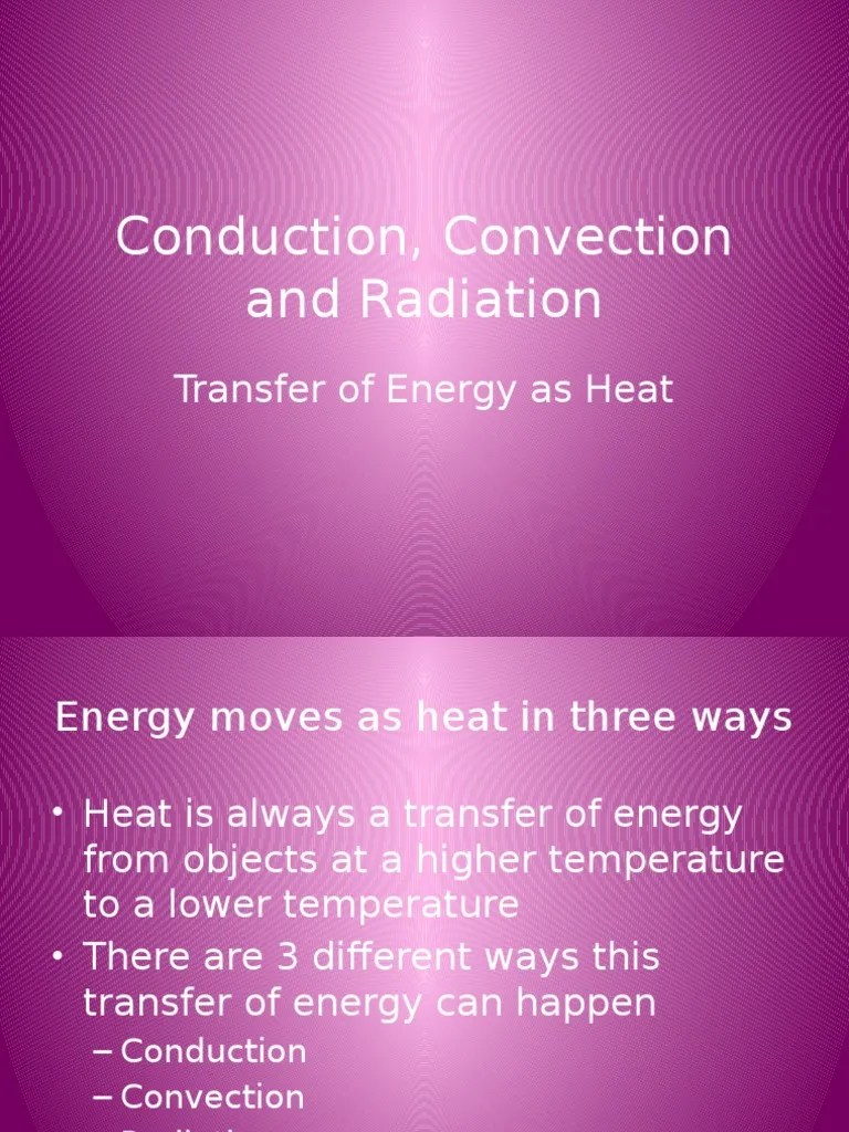 conduction convection and radiation notes 4 3