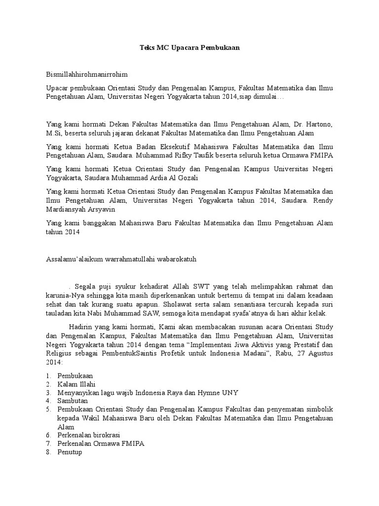 Contoh Naskah Pembawa Acara Sepak Bola - Berbagai Naskah