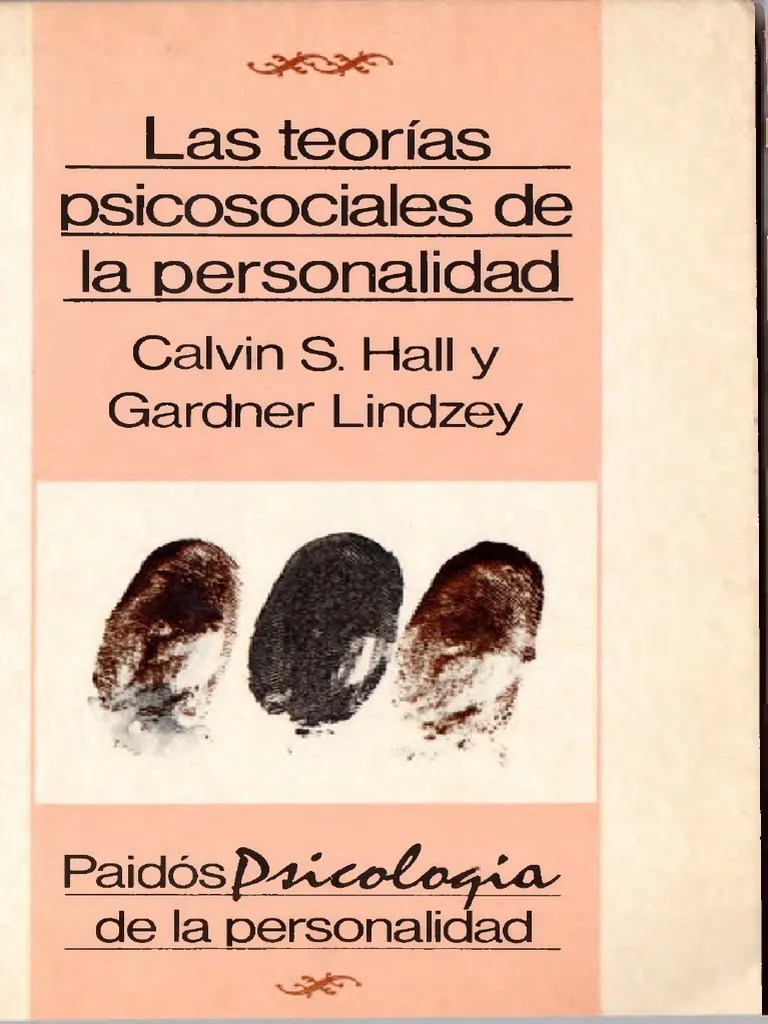 Las Teorías Psicosociales de La Personalidad Hall Lindzey