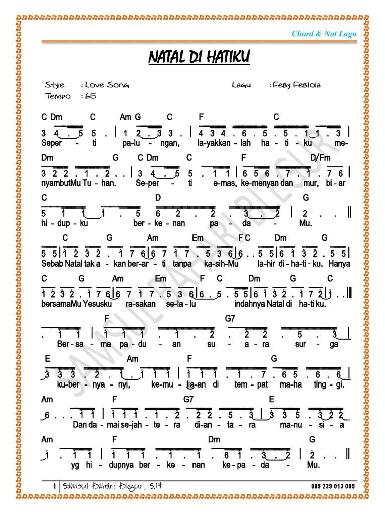 Natal Di Hatiku, Feby Febiola (C) | PDF