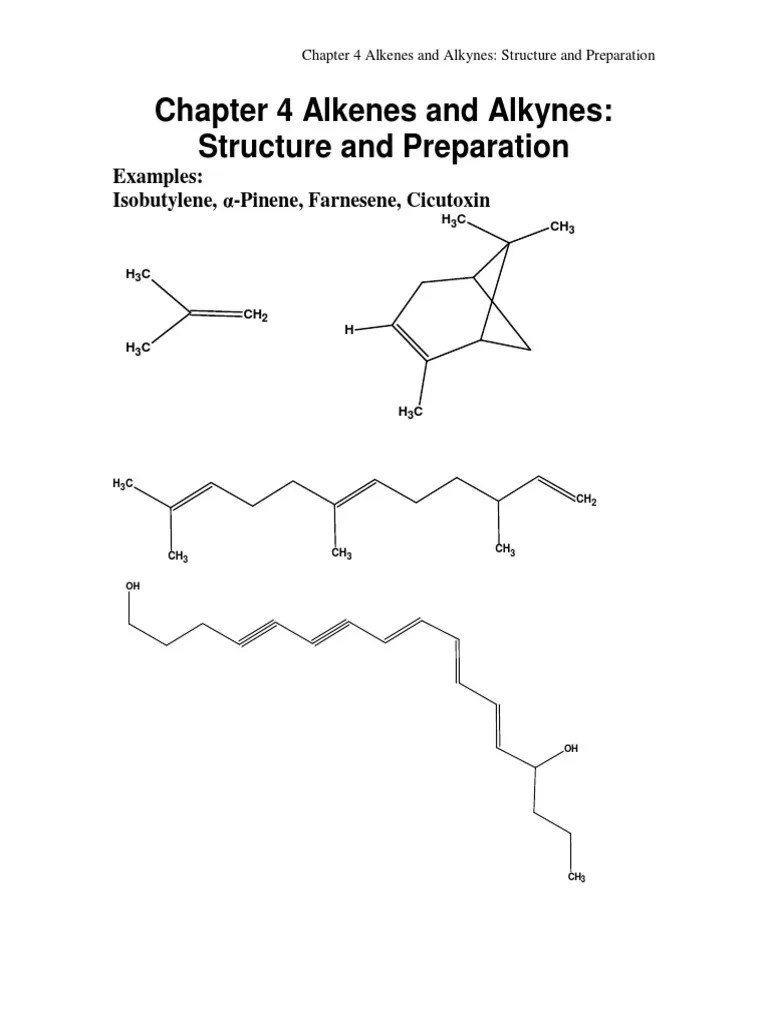 Alkene & Alkyne.pdf Alkene Carbon Compounds