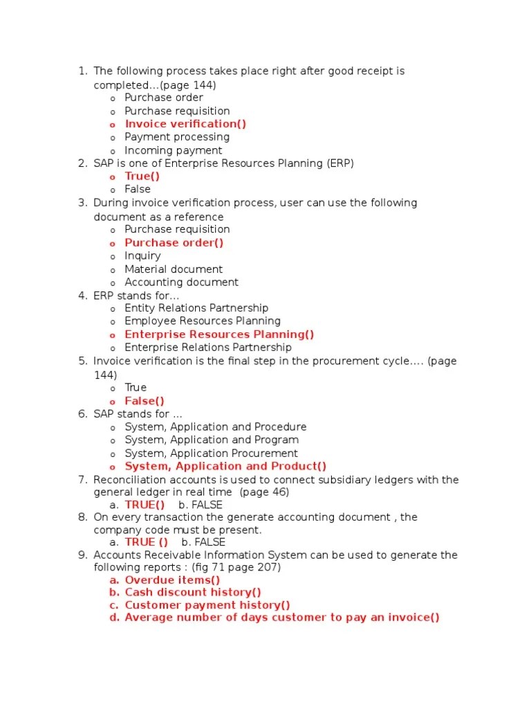 Contoh Soal Sap Financial Accounting Defi Soal