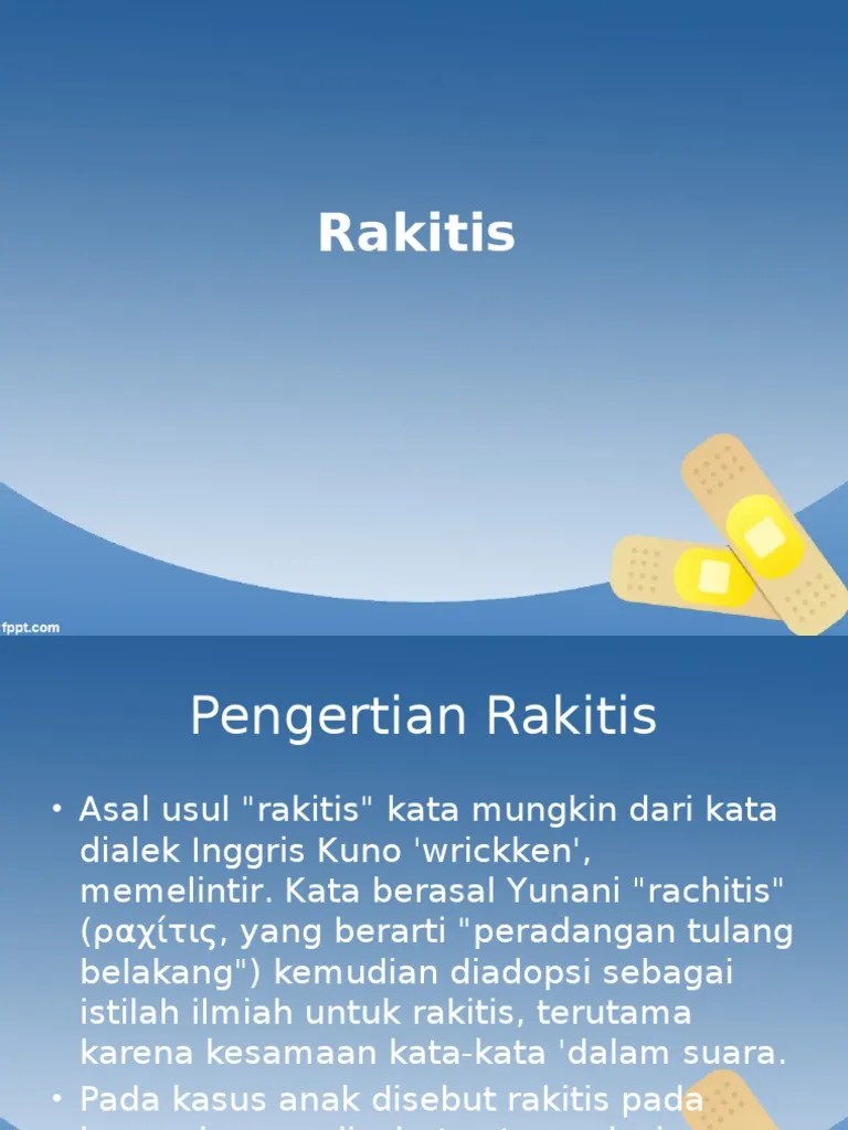 ppt rakitis
