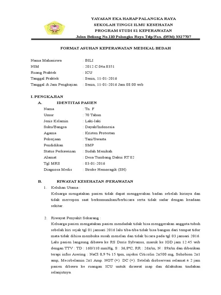 01 Asuhan Keperawatan ICU (Stroke Hemoragik)