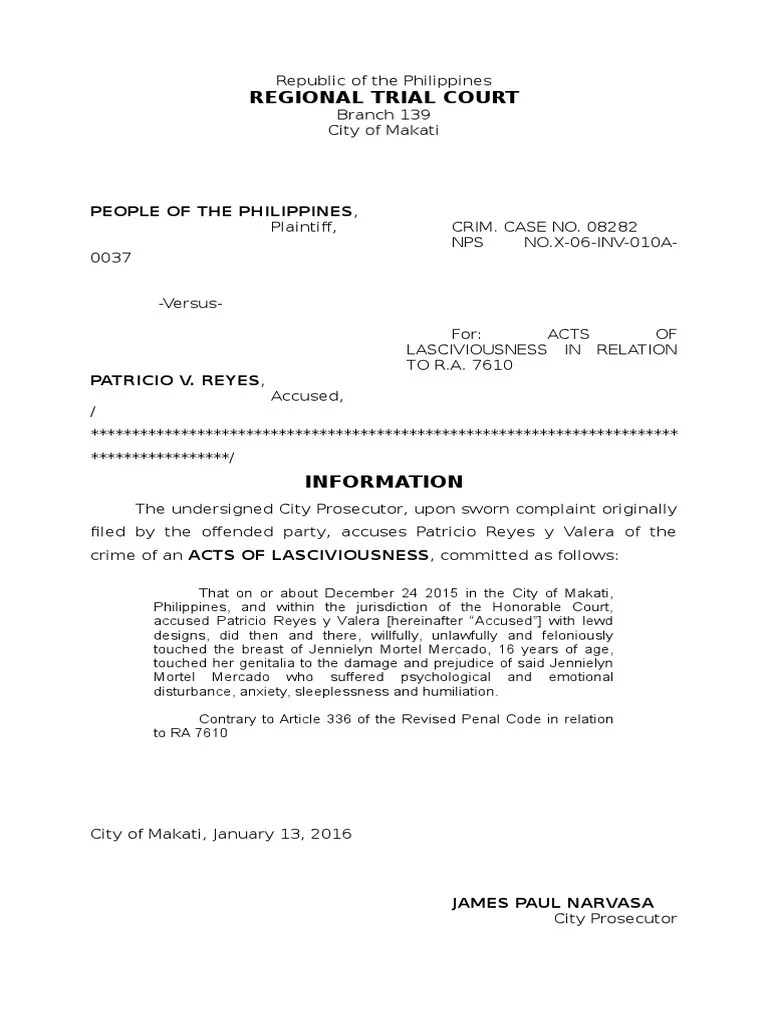 Lasciviousness Case edu.svet.gob.gt