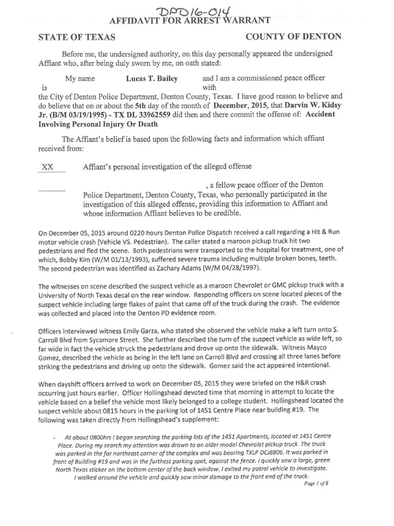 HitAndRun Affidavit PDF