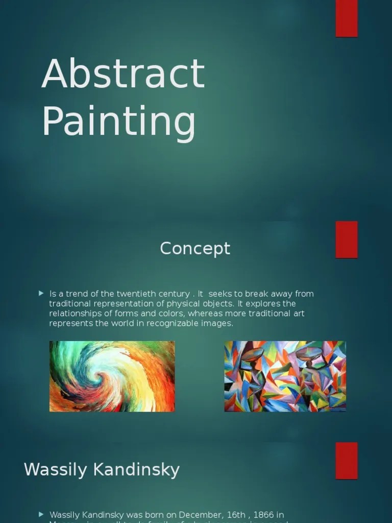 Abstract Painting PDF Abstract Art Style