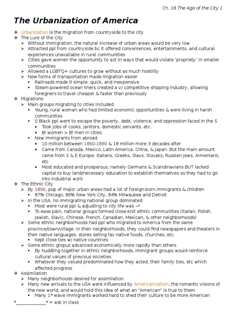 AP U.S. HISTORY Brinkley Chapter 18 Outlines Mail Order Retail