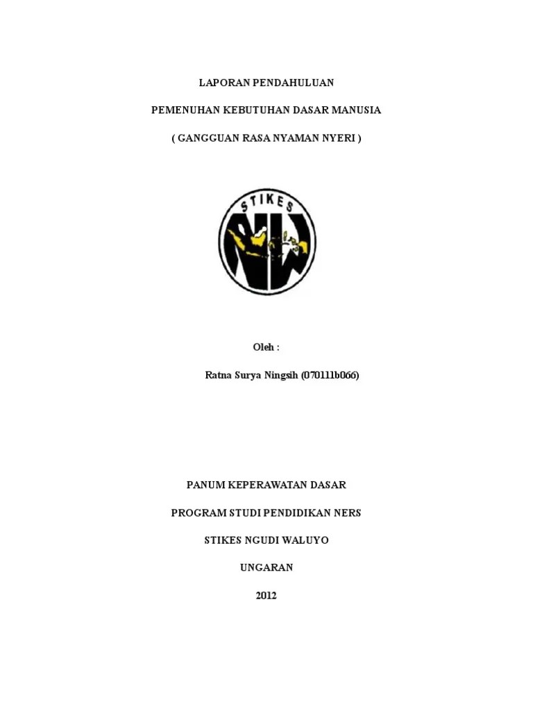Laporan Pendahuluan Nyeri