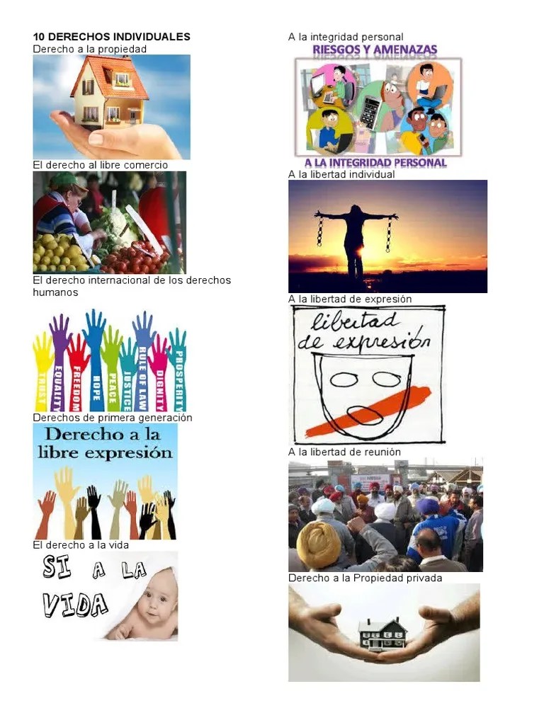 10 Derechos Individuales