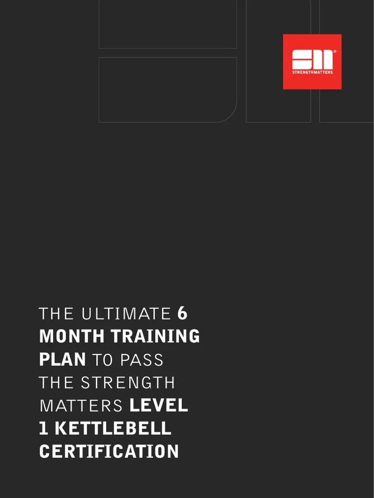 The Ultimate 6 Month Training Plan Preparing for the Strength Matters