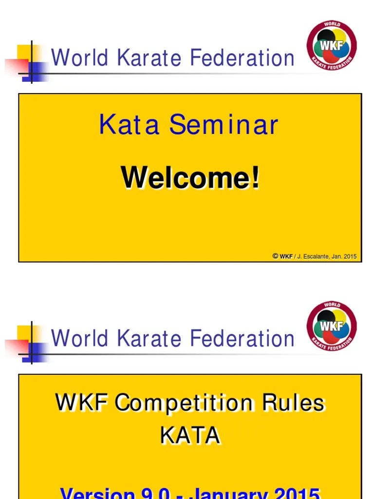 Karate Regras WKF KATA Karate Japanese Martial Arts
