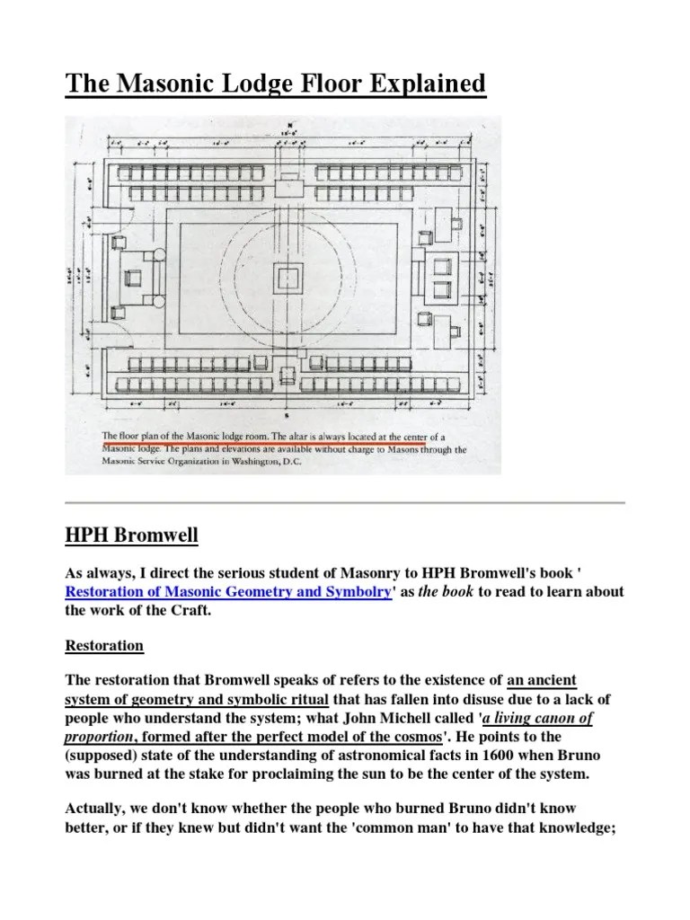 The Masonic Lodge Floor Explained Freemasonry Magic (Paranormal)