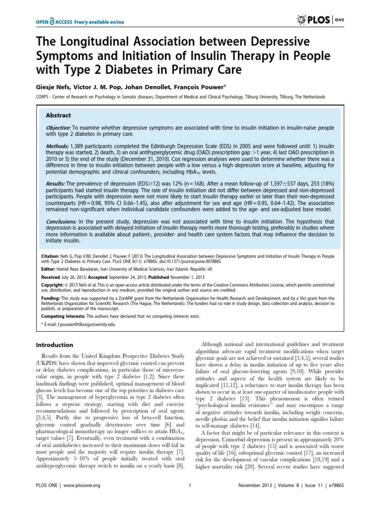 journal.pone.0078865.pdf Diabetes Management Diabetes Mellitus Type 2