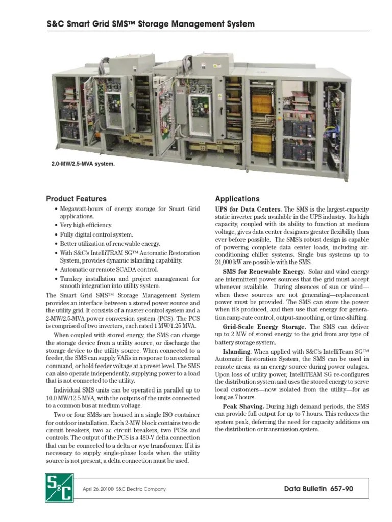 Smart Grid Storage Management System PDF Electrical Grid Smart Grid