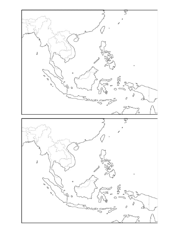 Peta Kosong Asia Tenggara | PDF