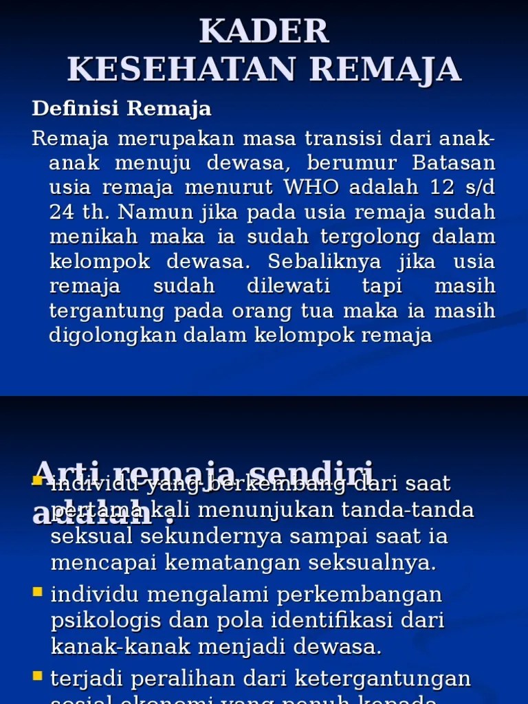 KADER KESEHATAN REMAJA.ppt