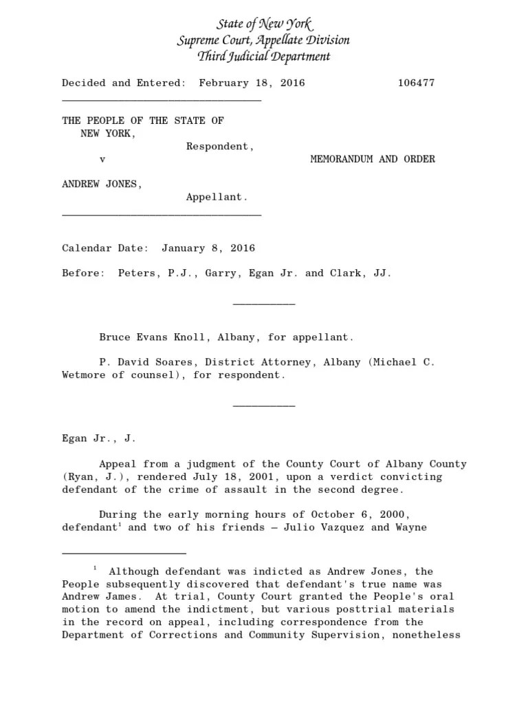 Andrew Jones Appeal PDF Batson V. Kentucky Peremptory Challenge