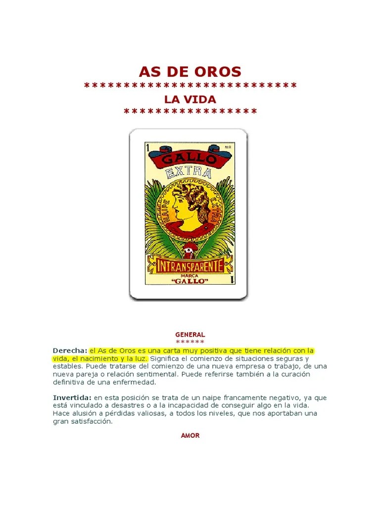 Baraja Española de Oros Playing Cards Love