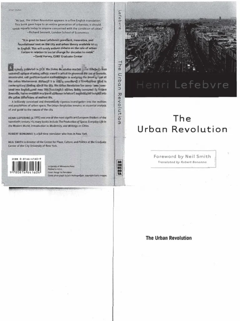 Henri Lefebvre TheUrbanRevolution PDF Marxism Theory