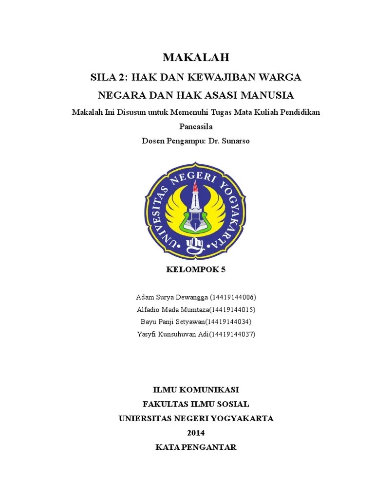 Penjabaran Pancasila Sila Ke-2 | PDF