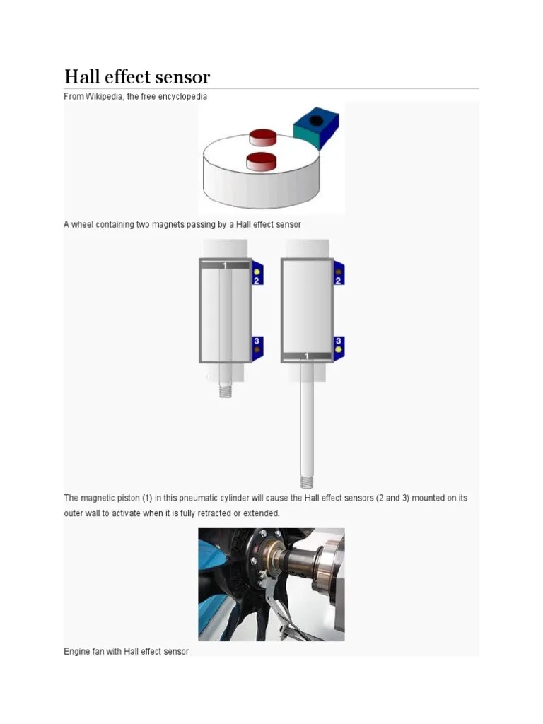 Hall Effect transducer basics Electricity